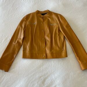 Lafayette 148 New York Leather Jacket